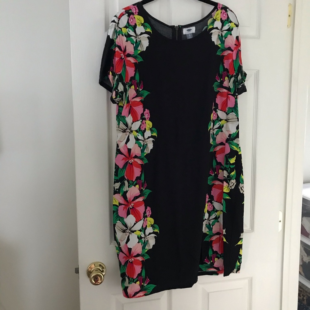 Old Navy Sz XL tropical shift dress